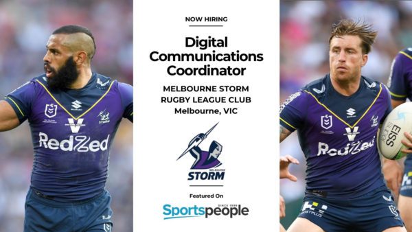 Jobs Board Melbourne Storm